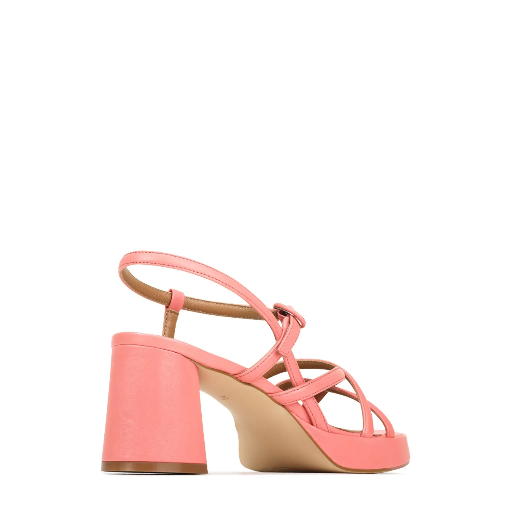 DORIANO LEATHER HEEL SANDALS>EOS Footwear Shop