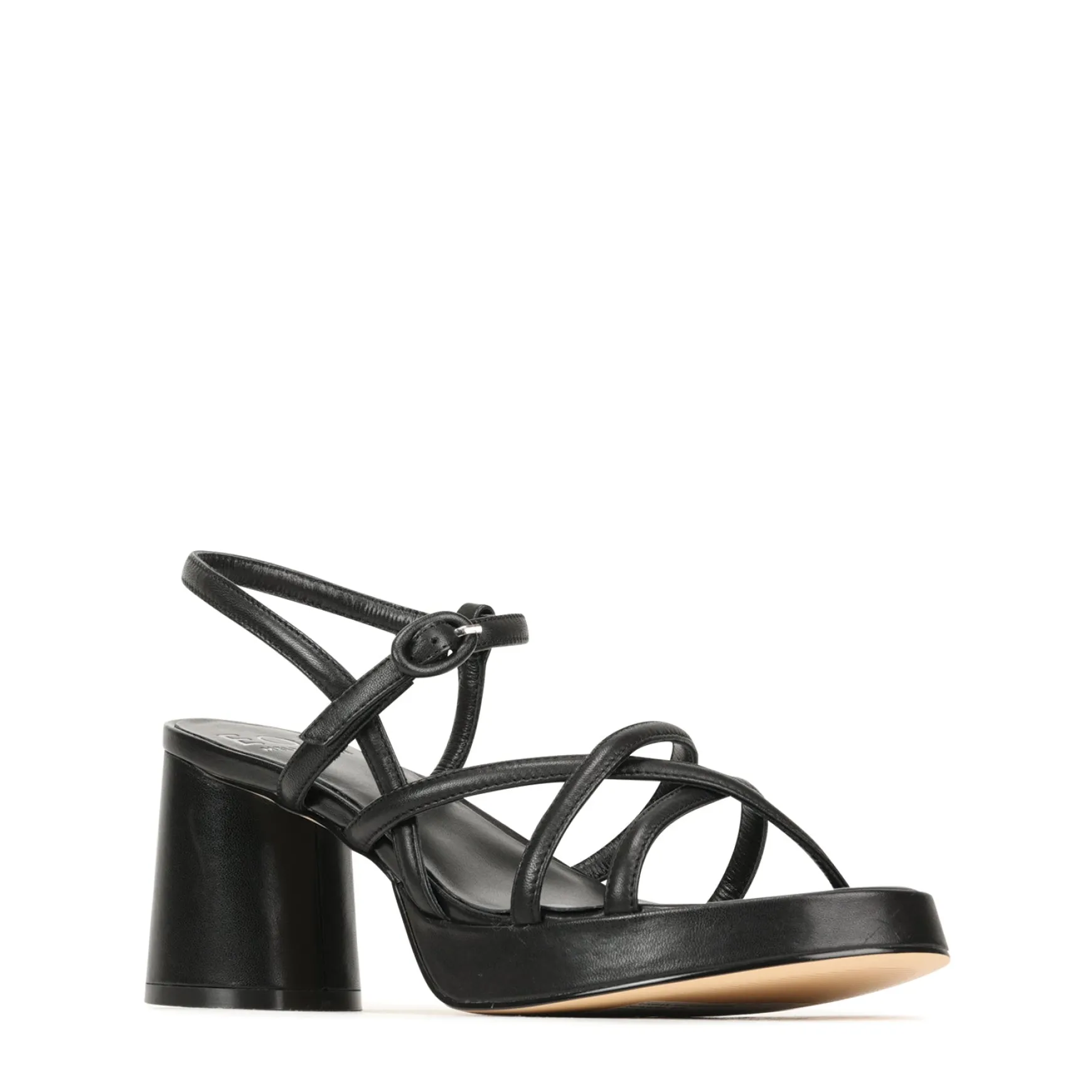 DORIANO LEATHER HEEL SANDALS>EOS Footwear Shop