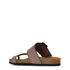 EDGY LEATHER SLIDE SANDAL><noscript><img width=