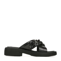 ELEASE LEATHER SLIDE HEEL SANDALS>EOS Footwear Hot