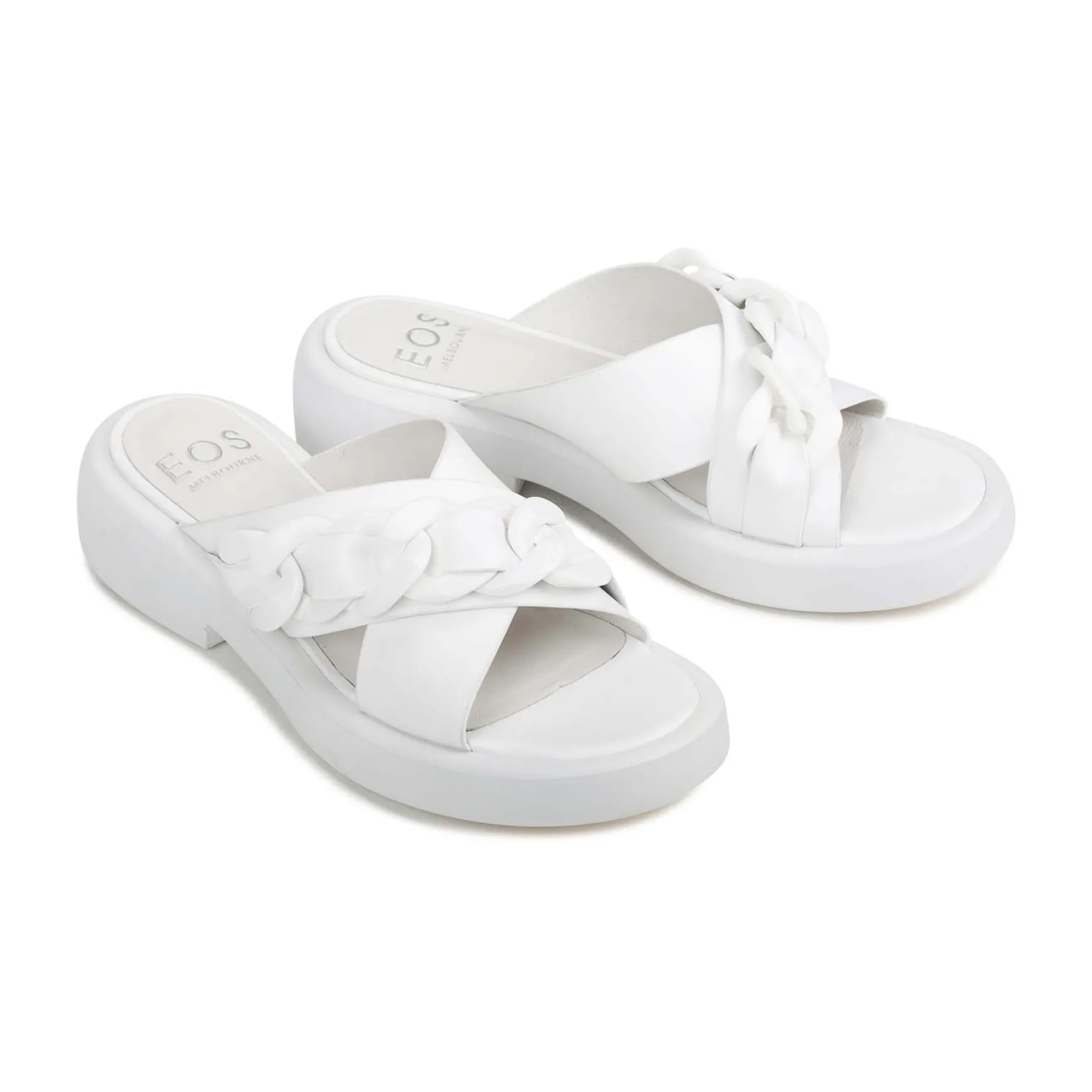 ELEASE LEATHER SLIDE HEEL SANDALS>EOS Footwear Hot