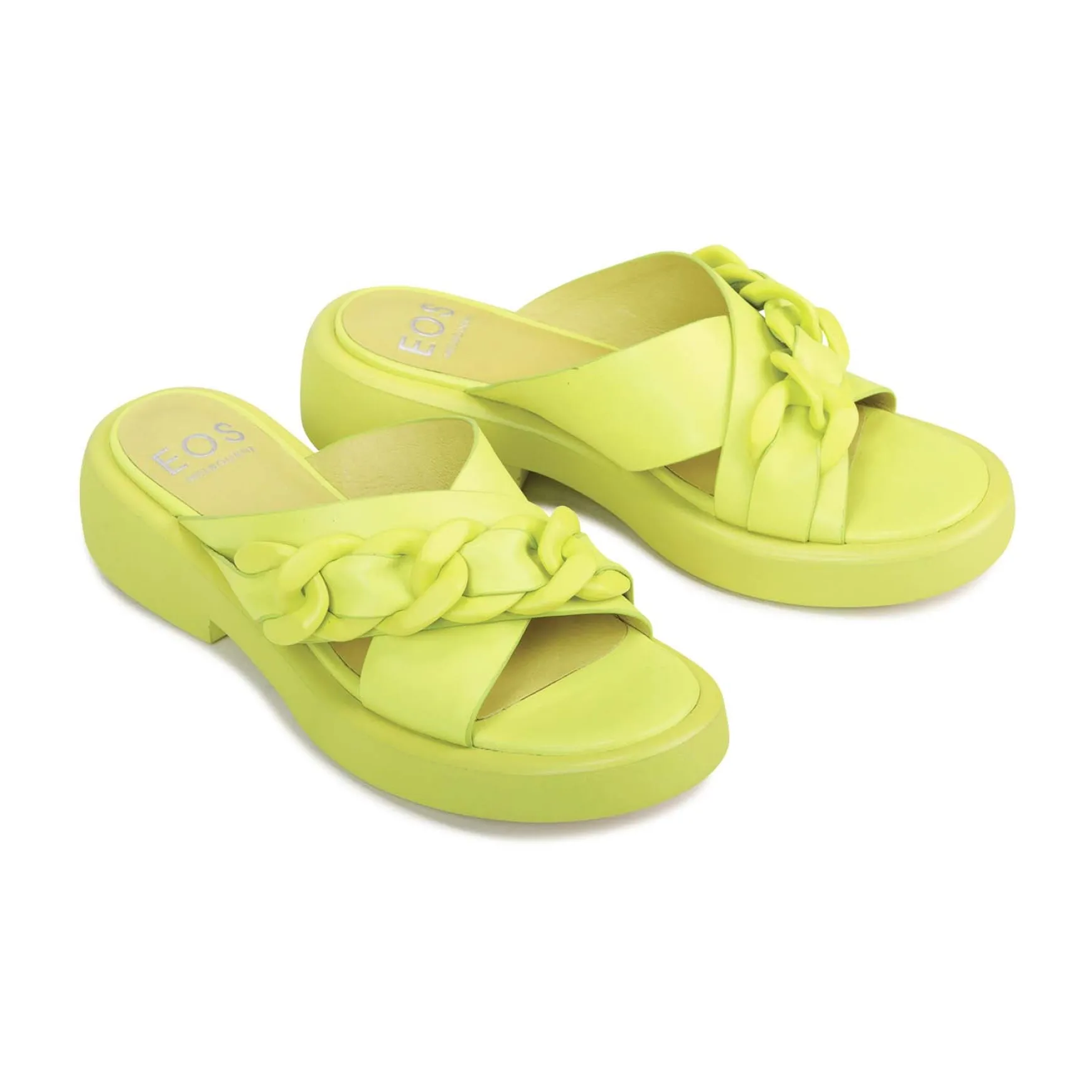 ELEASE LEATHER SLIDE HEEL SANDALS>EOS Footwear Hot