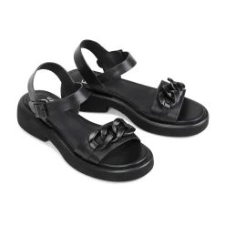 ELEESHA LEATHER SANDALS><noscript><img width=