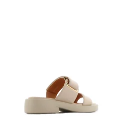 ELENI LEATHER HEEL SLIDE SANDALS><noscript><img width=