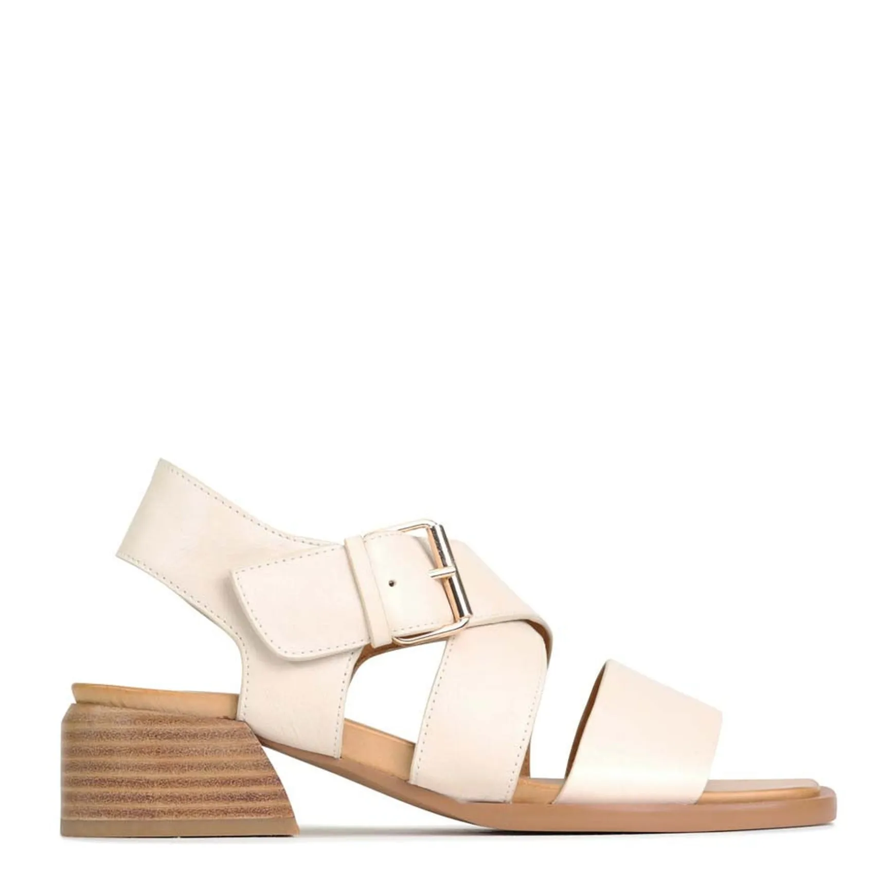 ELLI ANKLE STRAP SANDALS LEATHER>EOS Footwear Cheap