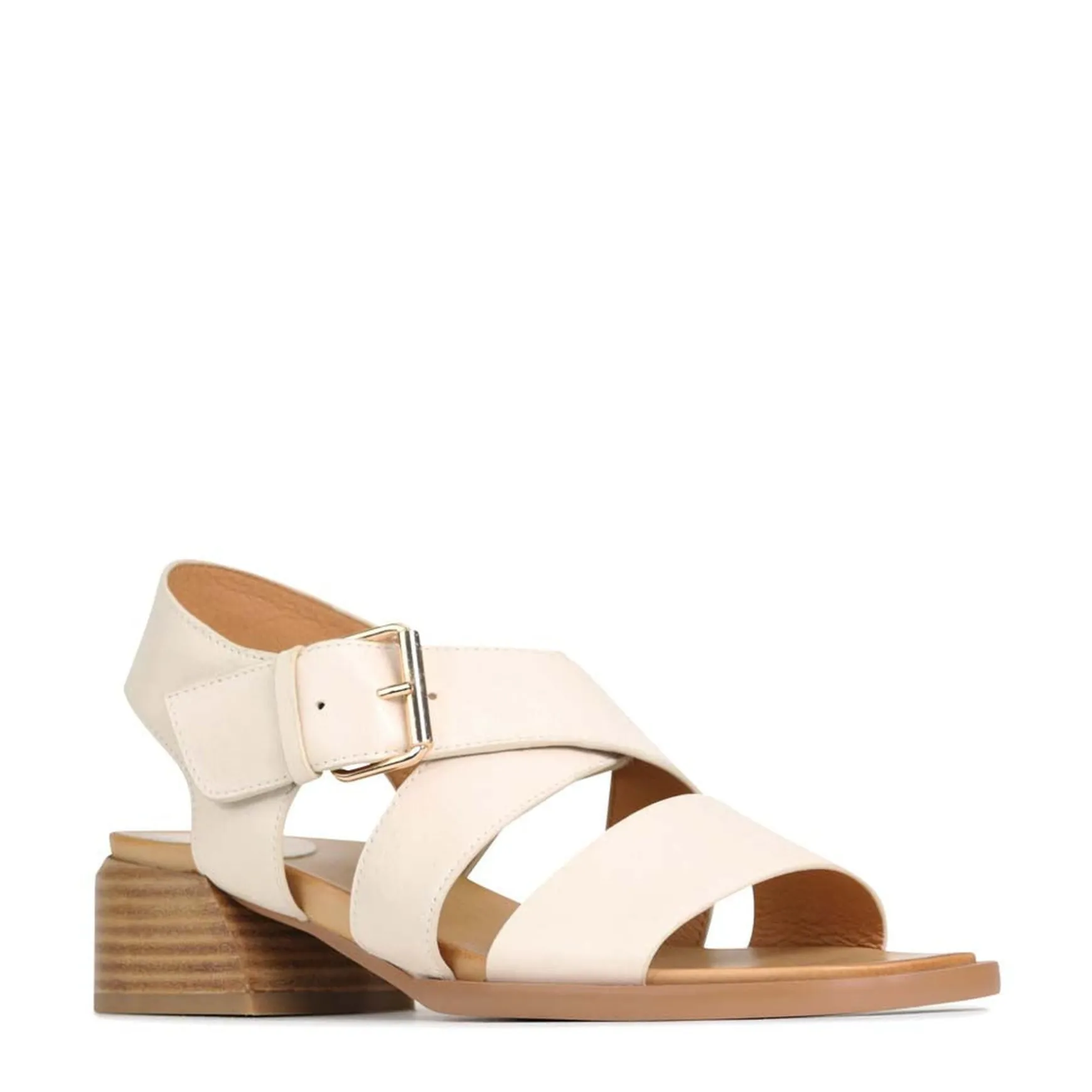 ELLI ANKLE STRAP SANDALS LEATHER>EOS Footwear Cheap