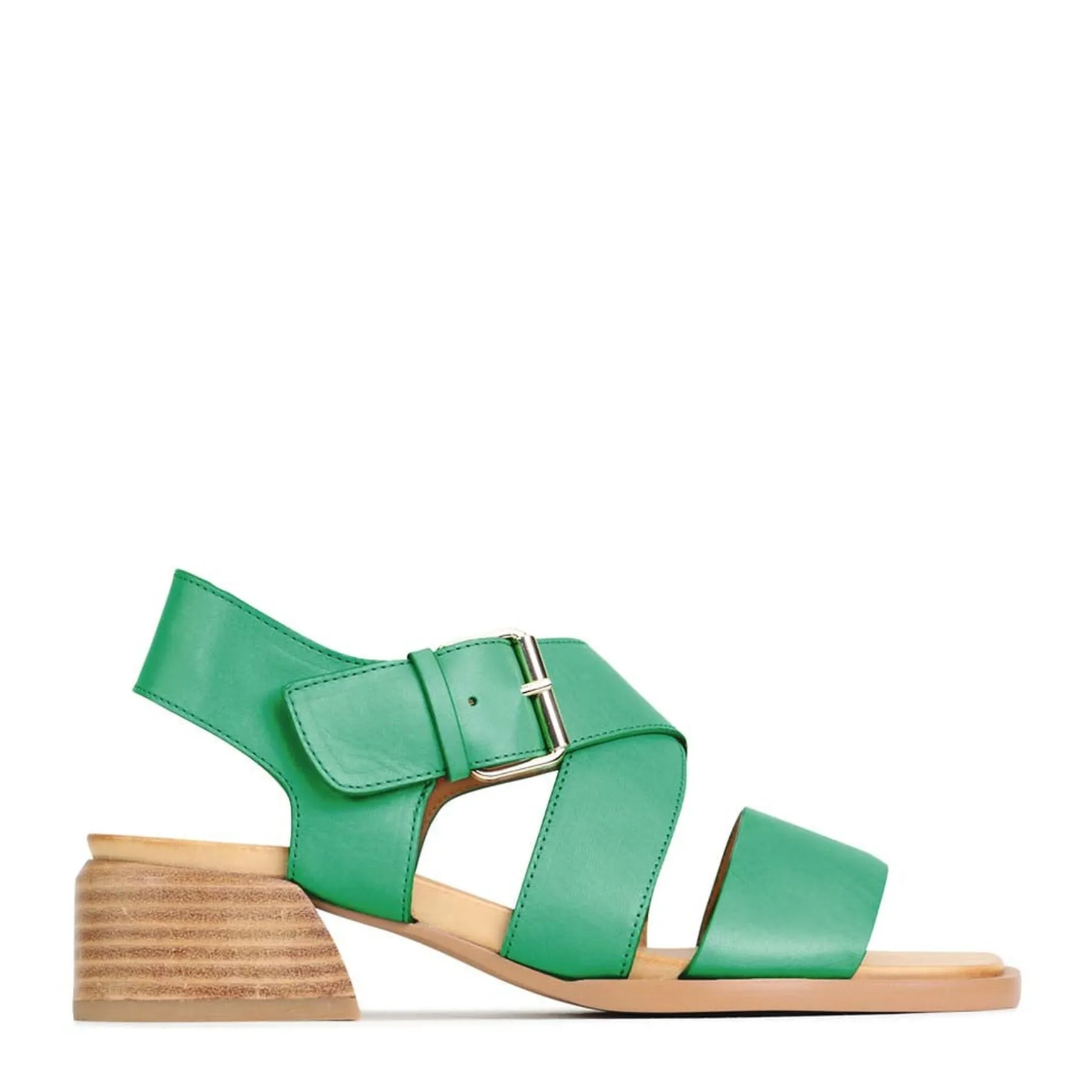 ELLI ANKLE STRAP SANDALS LEATHER>EOS Footwear Cheap
