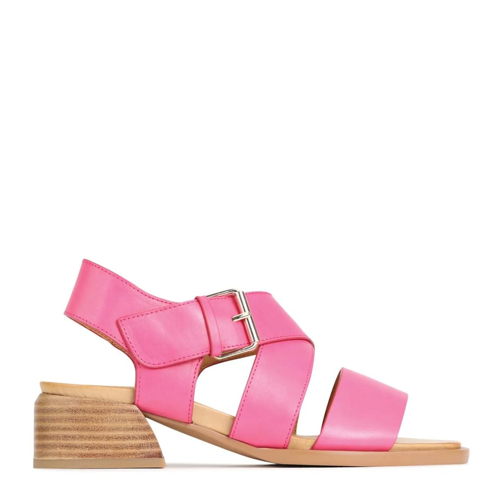 ELLI ANKLE STRAP SANDALS LEATHER>EOS Footwear Cheap
