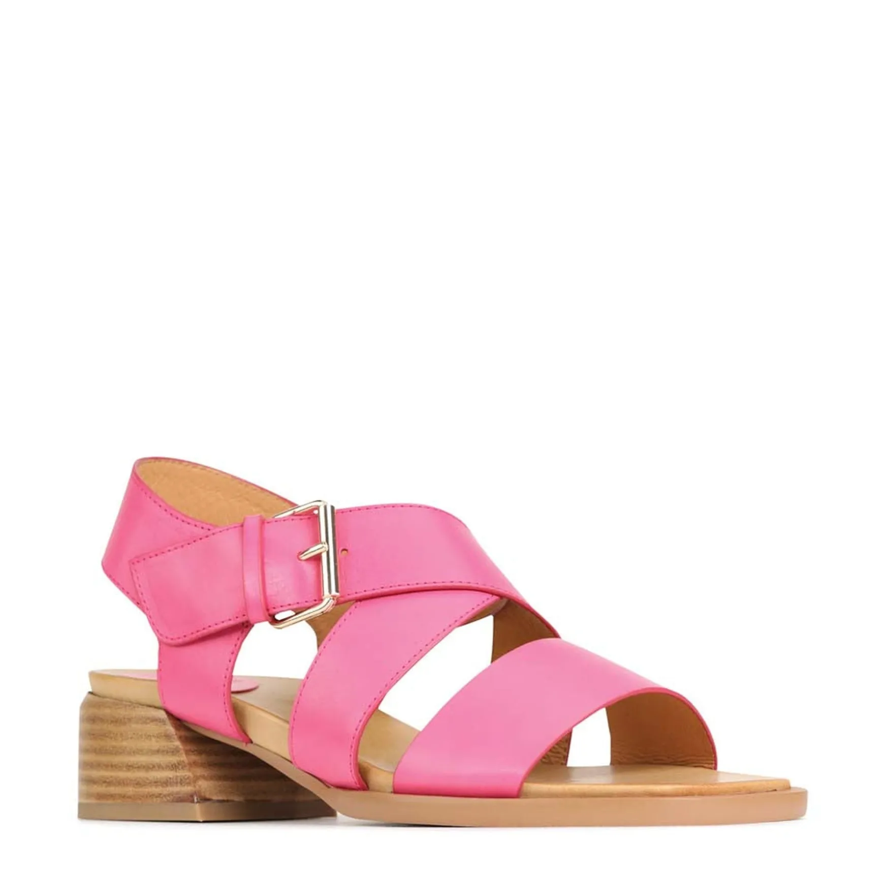 ELLI ANKLE STRAP SANDALS LEATHER>EOS Footwear Cheap