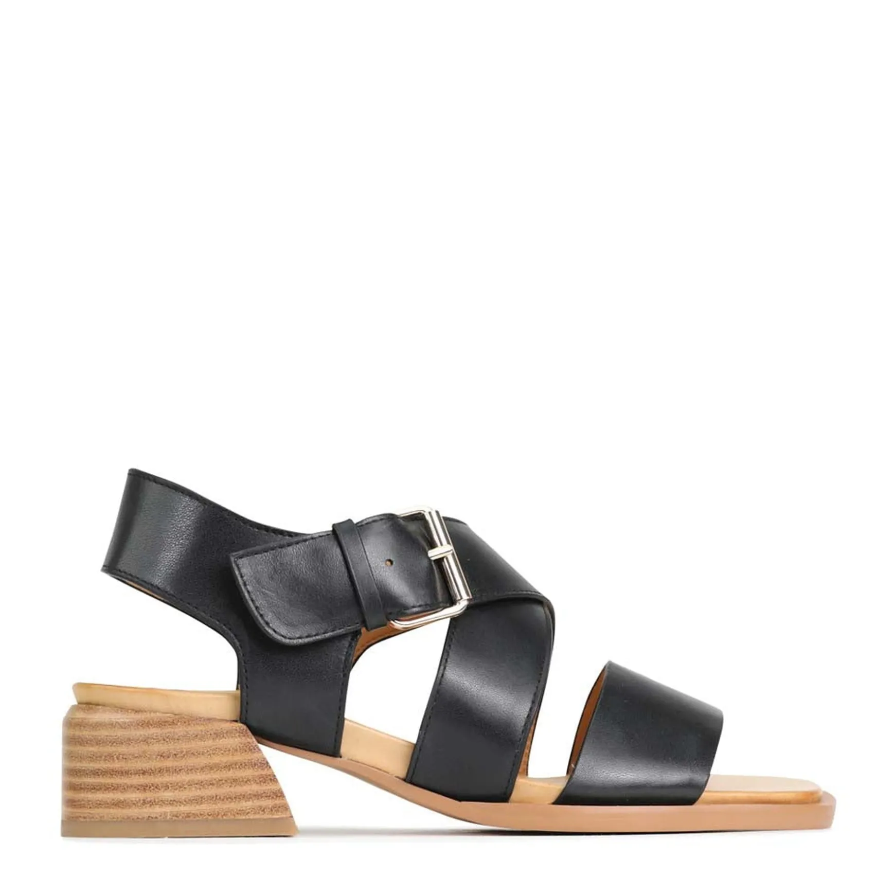 ELLI ANKLE STRAP SANDALS LEATHER>EOS Footwear Cheap