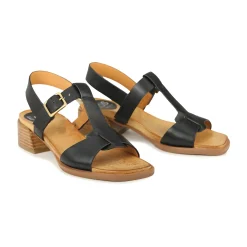 ELLIA SLING-BACK HEEL SANDALS LEATHER>EOS Footwear Online
