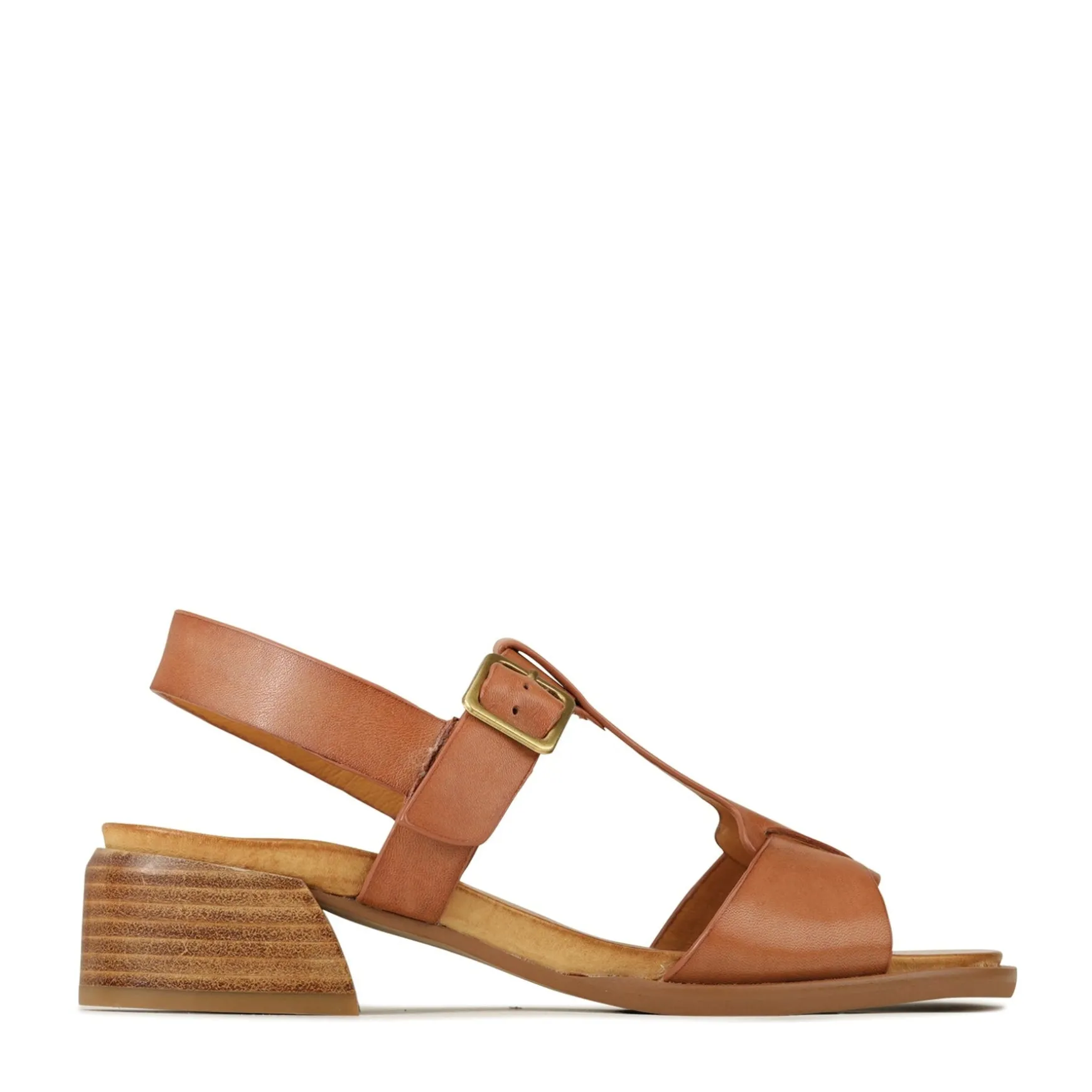 ELLIA SLING-BACK HEEL SANDALS LEATHER>EOS Footwear Online