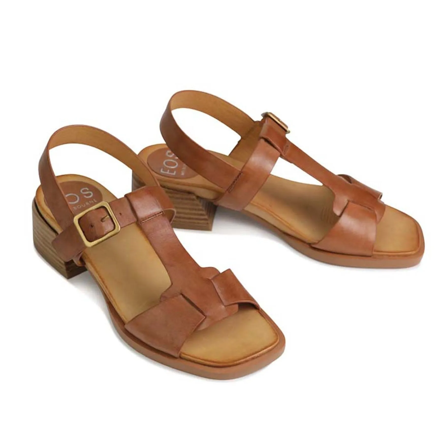 ELLIA SLING-BACK HEEL SANDALS LEATHER>EOS Footwear Online