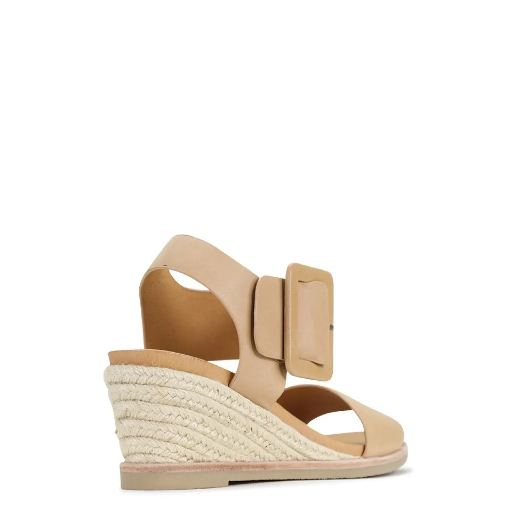 EMPATHY LEATHER ESPADRILLE WEDGE SANDALS>EOS Footwear Discount