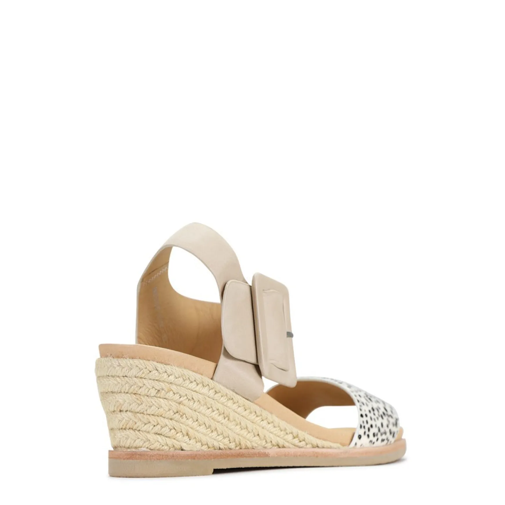 EMPATHY LEATHER ESPADRILLE WEDGE SANDALS>EOS Footwear Discount