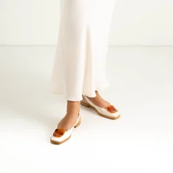 ESSY SLING-BACK FLATS LEATHER>EOS Footwear Store