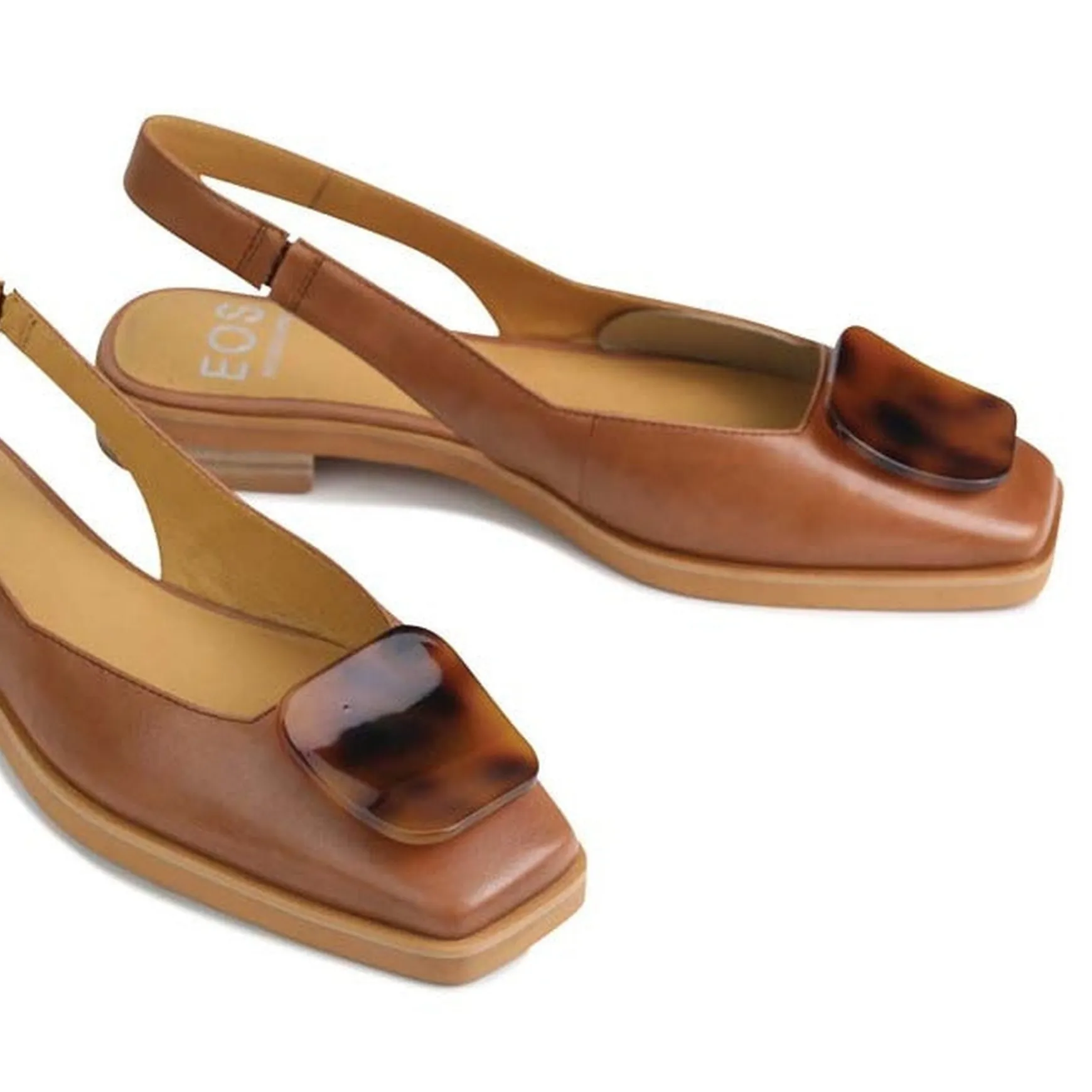 ESSY SLING-BACK FLATS LEATHER>EOS Footwear Store