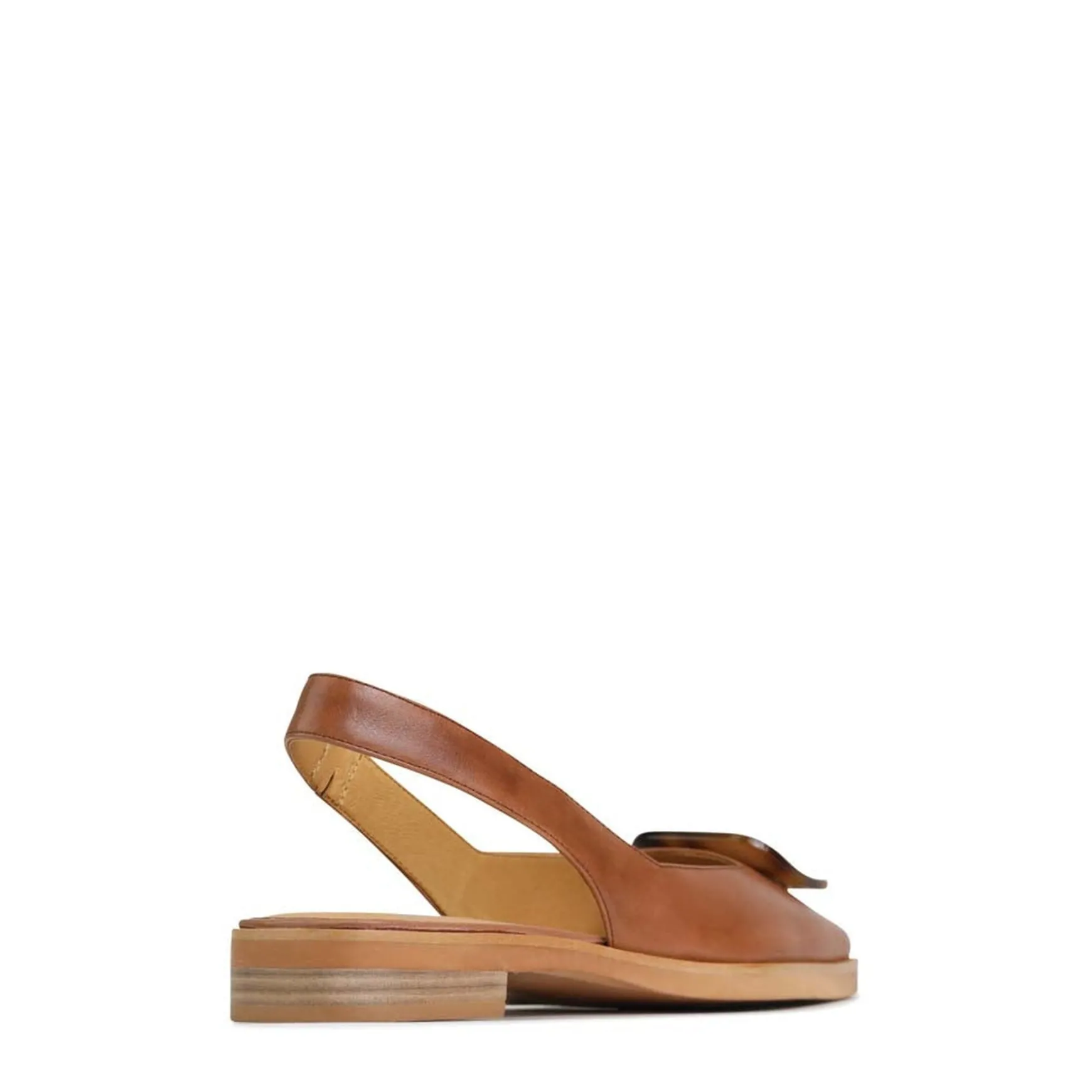 ESSY SLING-BACK FLATS LEATHER>EOS Footwear Store