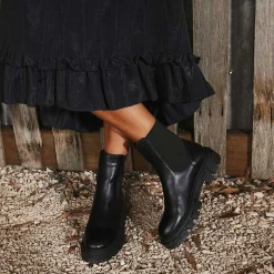 FEAT ANKLE BOOTS LEATHER>EOS Footwear Online