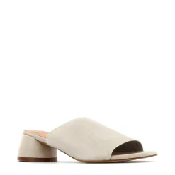 FIO LEATHER BLOCK HEEL SANDALS><noscript><img width=