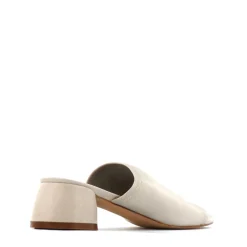 FIO LEATHER BLOCK HEEL SANDALS><noscript><img width=