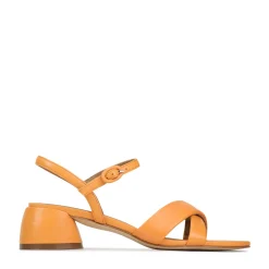 FIORA LEATHER BLOCK HEEL SANDALS>EOS Footwear Flash Sale