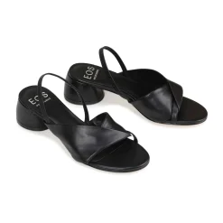 FIORELLO LEATHER HEEL SANDALS><noscript><img width=