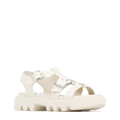 FLIC LEATHER SANDALS><noscript><img width=