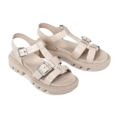 FLIC LEATHER SANDALS><noscript><img width=