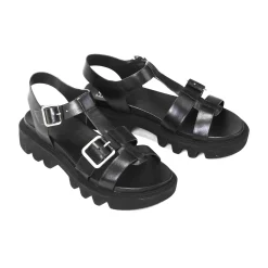 FLIC LEATHER SANDALS><noscript><img width=