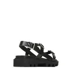 FLICKER LEATHER SANDALS><noscript><img width=