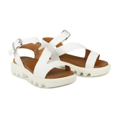 FLIGHER PLATFORM SANDALS LEATHER><noscript><img width=