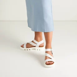 FLIGHER PLATFORM SANDALS LEATHER><noscript><img width=
