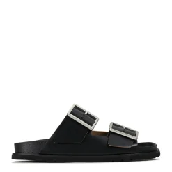 FLOREN LEATHER SLIDE SANDALS>EOS Footwear Clearance