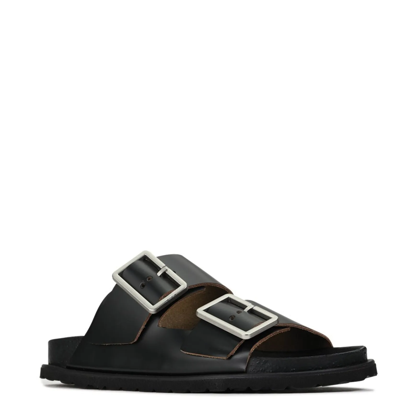 FLOREN LEATHER SLIDE SANDALS>EOS Footwear Clearance