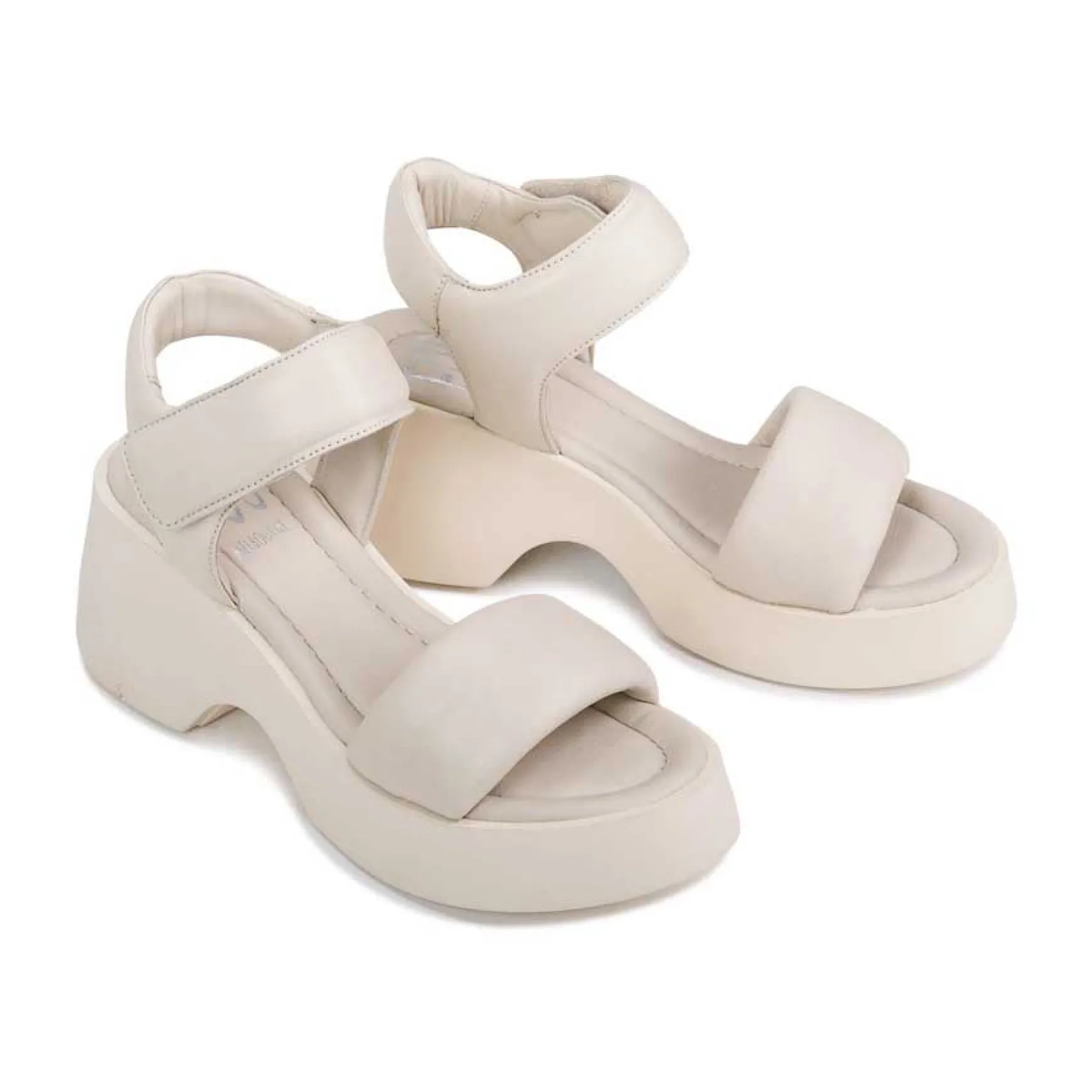 FLORINA LEATHER CHUNKY WEDGE SANDALS>EOS Footwear New