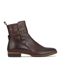GABBI BUCKLE ANKLE BOOTS LEATHER><noscript><img width=