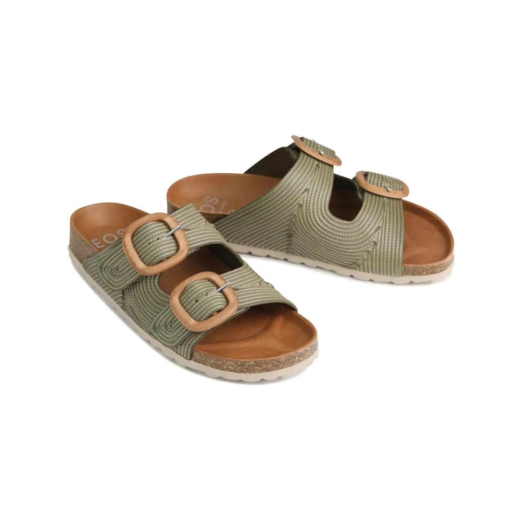 GIANA SLIDE SANDALS LEATHER>EOS Footwear New