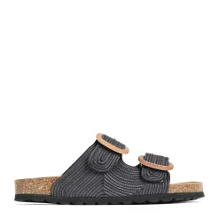 GIANA SLIDE SANDALS LEATHER><noscript><img width=