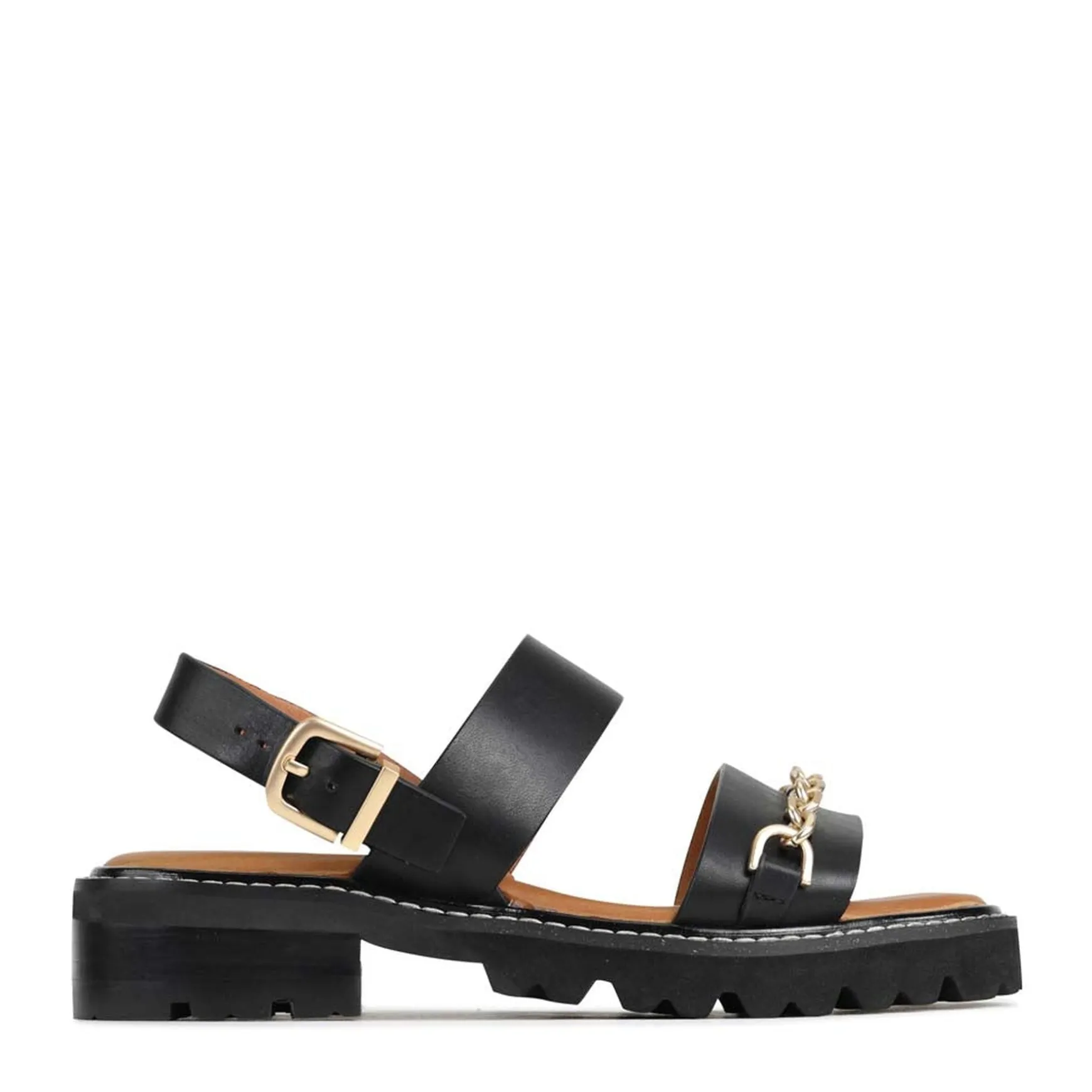 GIL SLING-BACK SANDALS LEATHER>EOS Footwear Discount