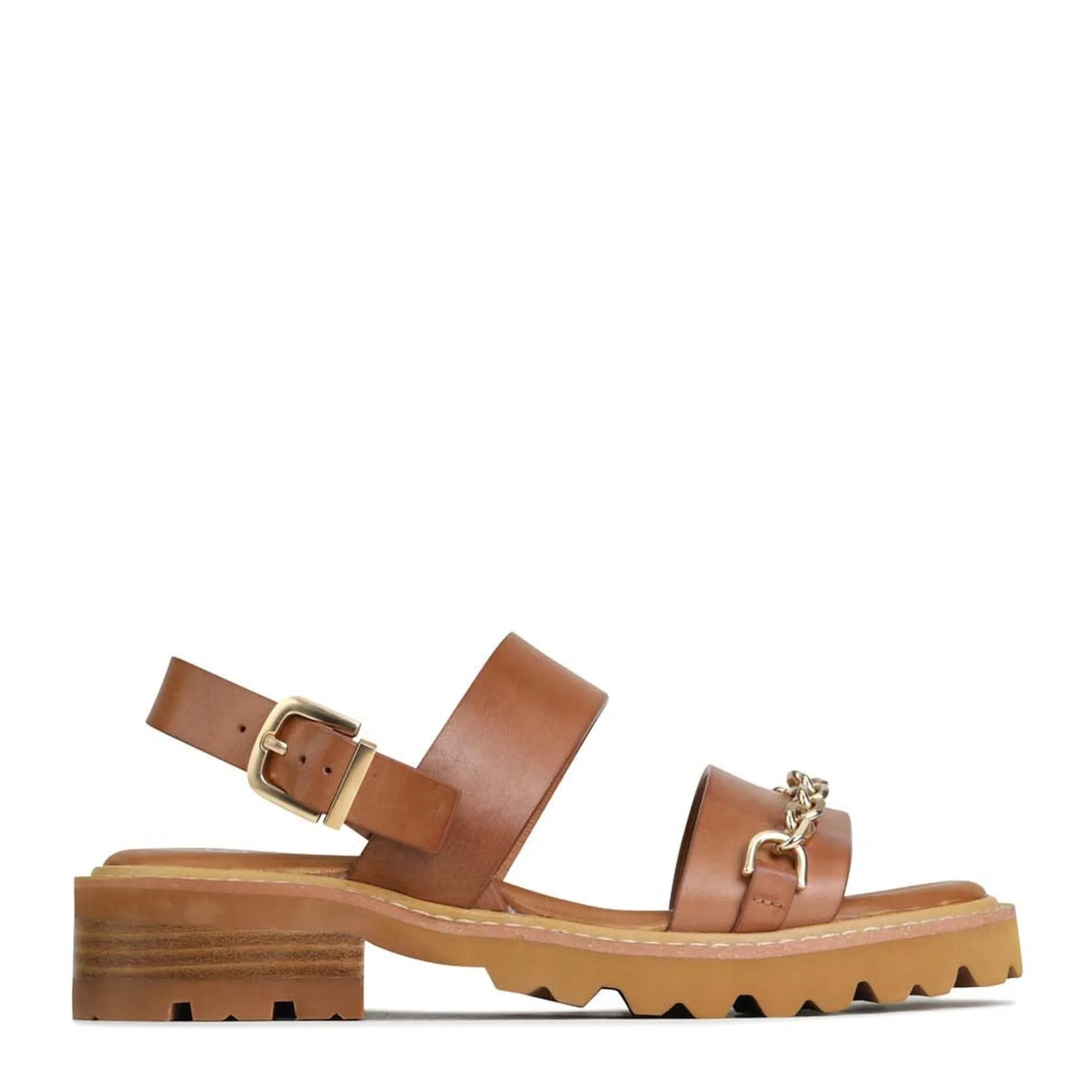 GIL SLING-BACK SANDALS LEATHER>EOS Footwear Discount
