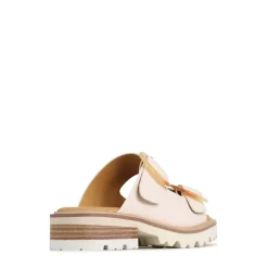 GILA BLOCK HEEL SLIDES LEATHER><noscript><img width=
