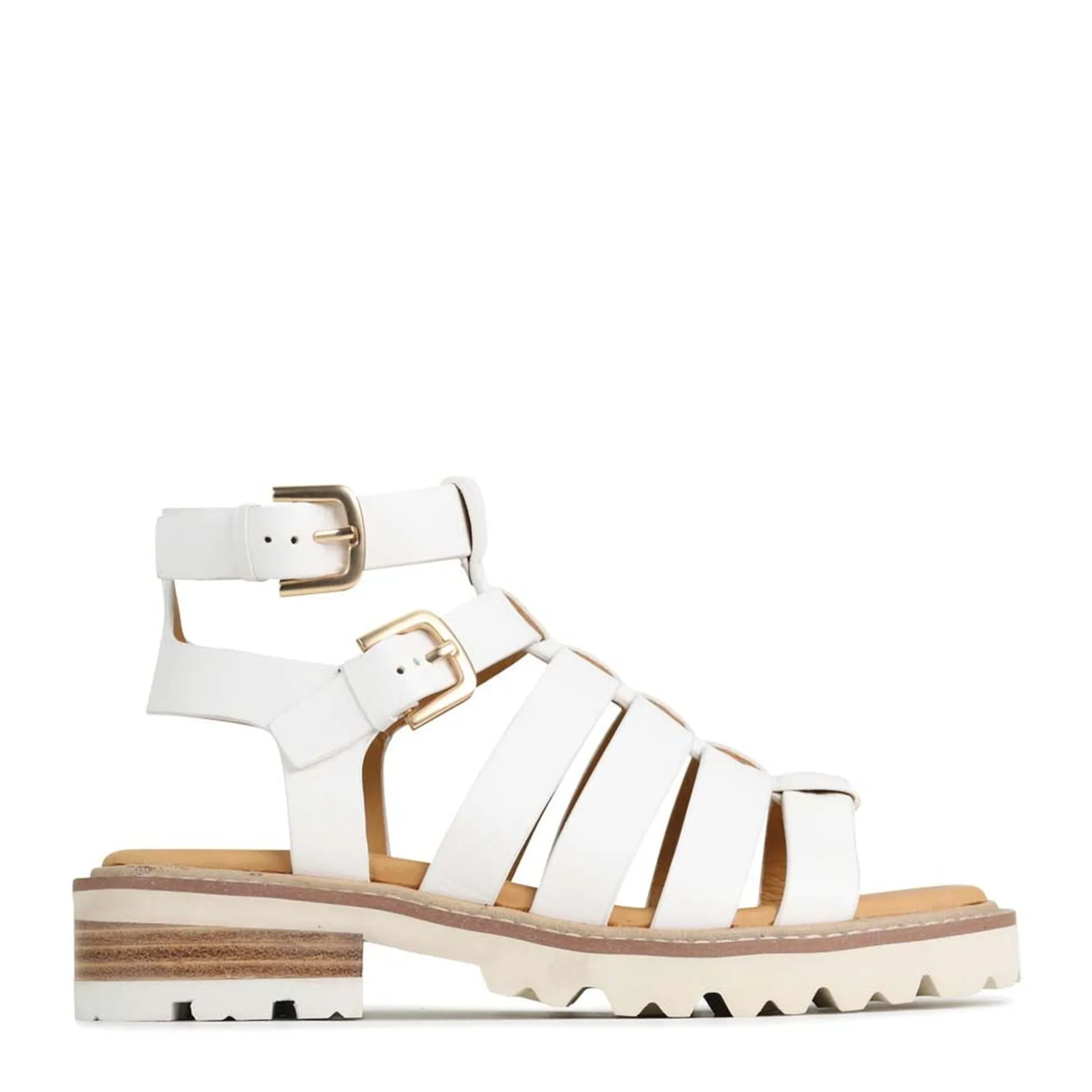 GIZELLE FISHERMAN SANDALS LEATHER>EOS Footwear Outlet