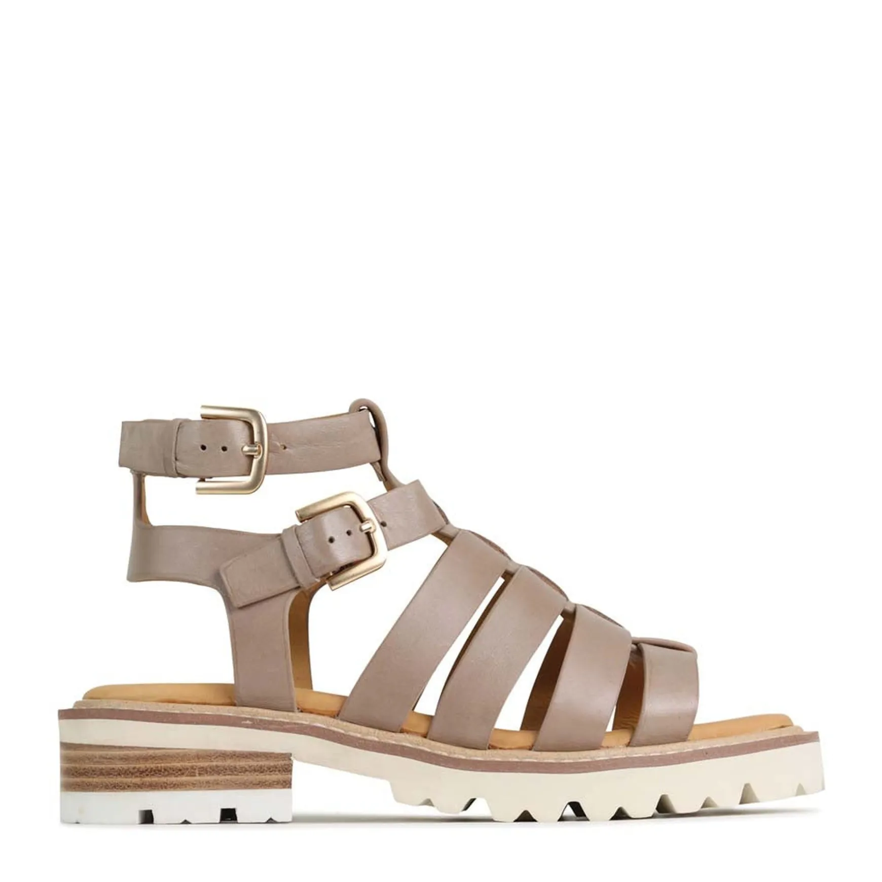 GIZELLE FISHERMAN SANDALS LEATHER>EOS Footwear Outlet