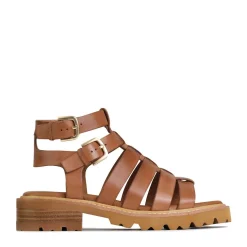 GIZELLE FISHERMAN SANDALS LEATHER><noscript><img width=