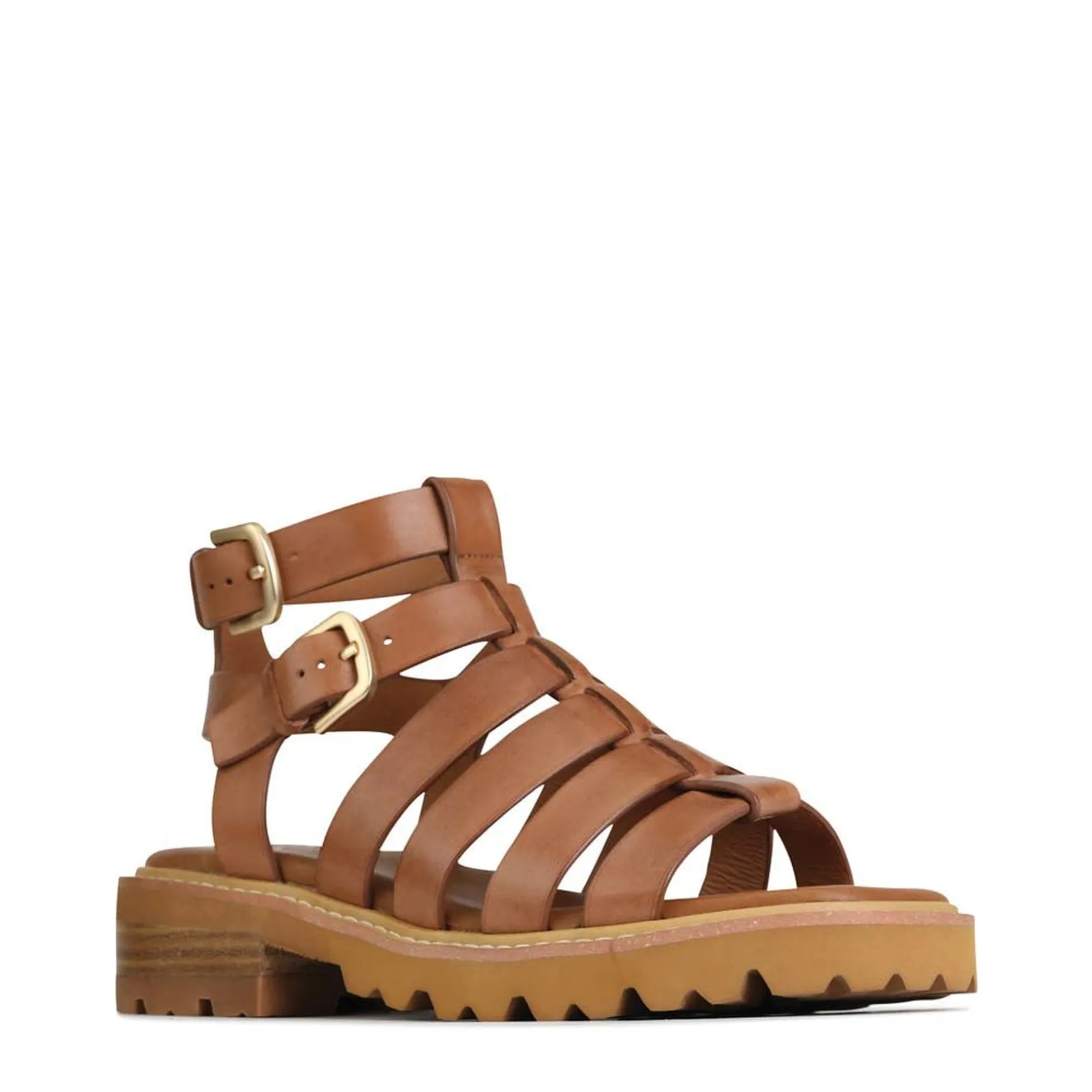 GIZELLE FISHERMAN SANDALS LEATHER>EOS Footwear Outlet