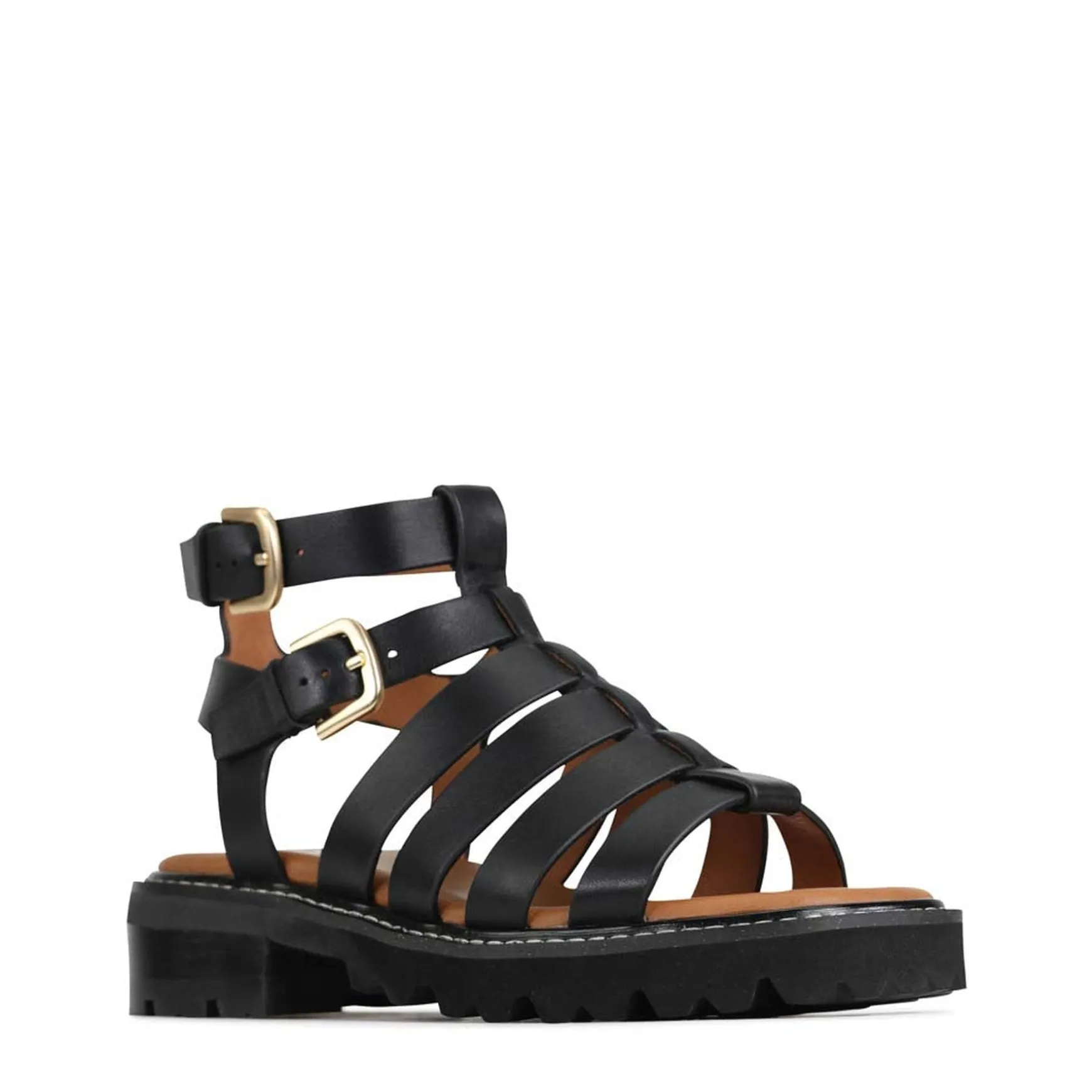 GIZELLE FISHERMAN SANDALS LEATHER>EOS Footwear Outlet