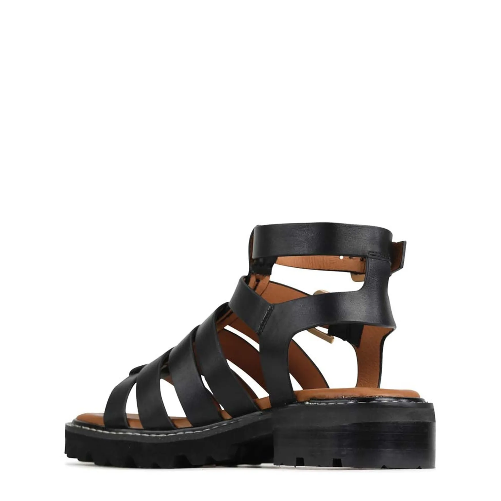 GIZELLE FISHERMAN SANDALS LEATHER>EOS Footwear Outlet