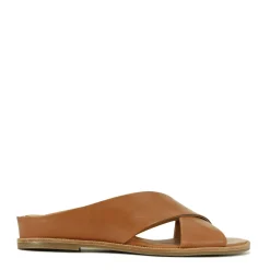HIGH LEATHER SLIDE SANDALS><noscript><img width=