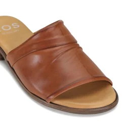 ILO LEATHER SLIDE SANDALS><noscript><img width=